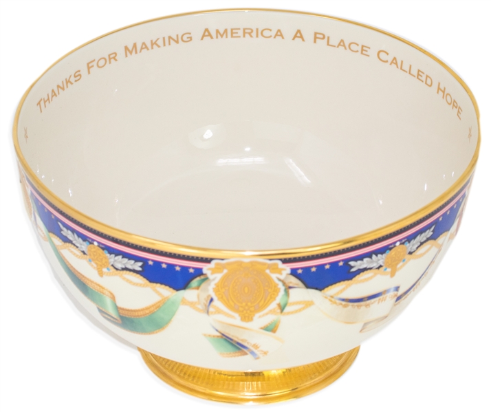 Lenox China Presentation Bowl in the Millennium Style, Made for the Clinton White House