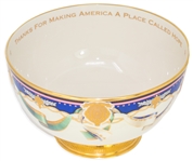 Lenox China Presentation Bowl in the Millennium Style, Made for the Clinton White House