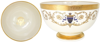Lenox China Presentation Bowl in the Millennium Style, Made for the George W. Bush White House