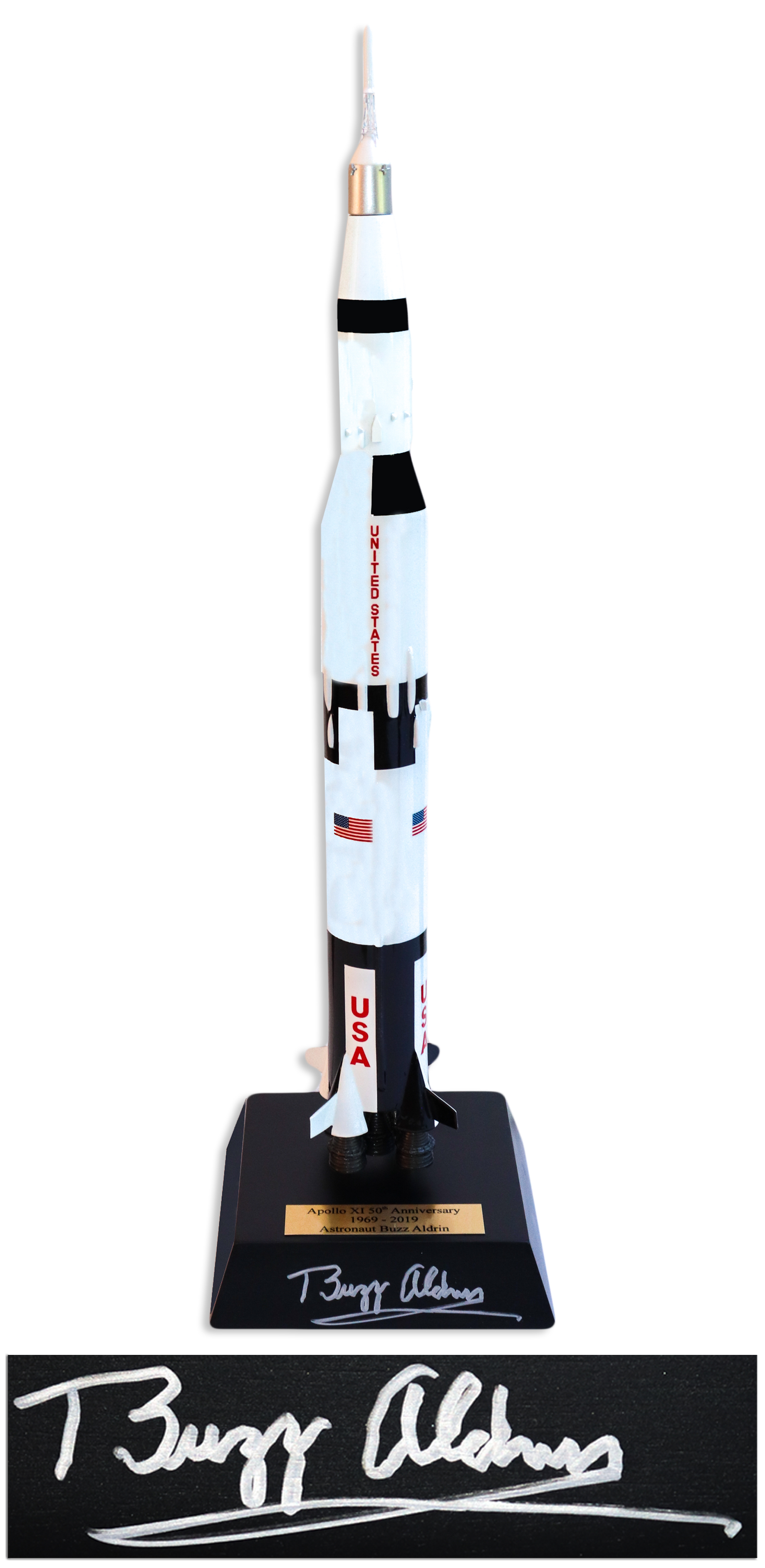 Space Voyagers Adventure Fleet Ultimate Saturn 5 Rocket Buzz Aldrin Signature for sale online 