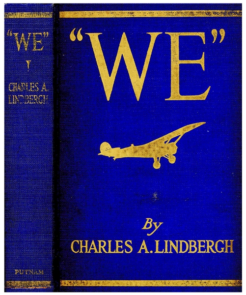 Charles Lindbergh Signed First Edition of ''We''