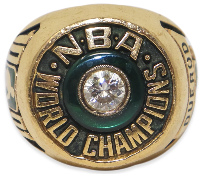 Terry Duerod Personally Owned Boston Celtics Items -- Including Duerod's 1981 NBA Championship Ring