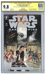 Carrie Fisher, Harrison Ford and Jeremy Bulloch Signed Star Wars: Dark Empire Comic Book