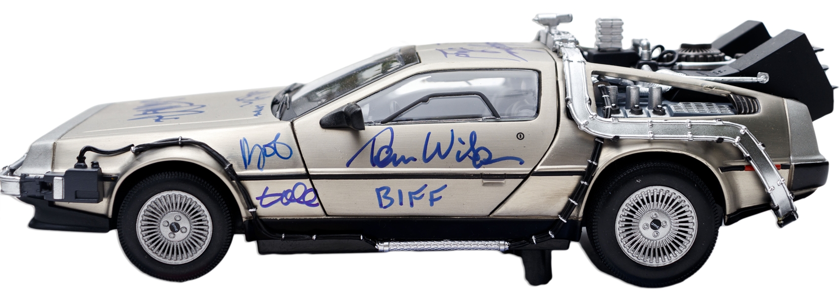 ''Back to the Future'' Cast-Signed DeLorean