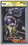 Back to the Future Cast-Signed Comic #1, Graded 9.8 With Powerful Variant Cover -- Signed by 6 Cast Members Including Michael J. Fox and Christopher Lloyd
