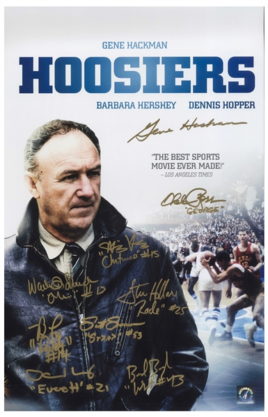 ''Hoosiers'' Cast-Signed Poster