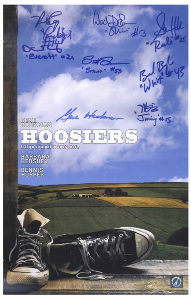 ''Hoosiers'' Cast-Signed Poster