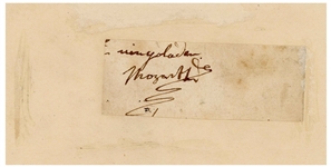 Scarce Signature by Wolfgang Amadeus Mozart -- With PSA/DNA COA