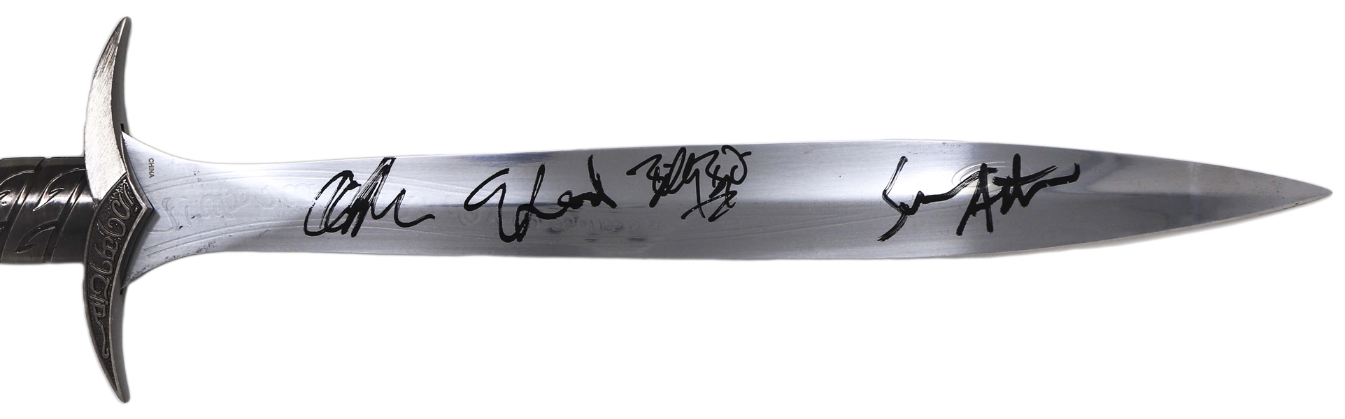 ''Lord of the Rings'' Cast-Signed Sword -- Signed by Elijah Wood, Sean Astin, Billy Boyd and Dominic Monaghan -- With Beckett COA