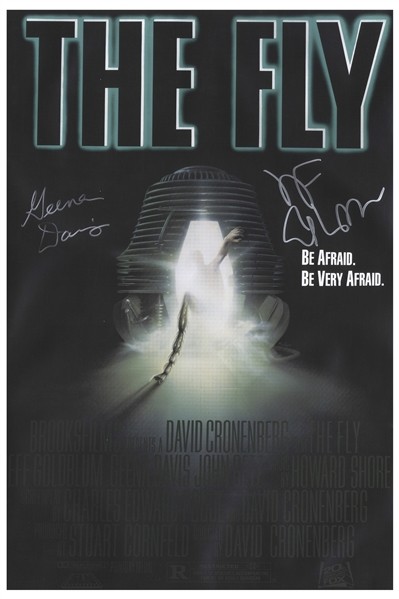 ''The Fly'' Cast-Signed Movie Poster