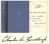 Charles Lindbergh Signed Copy of The Spirit of St. Louis