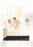 Francis Smilby Wilford-Smith Original Artwork Done for Playboy -- Pen & Watercolor Measures 11 x 15