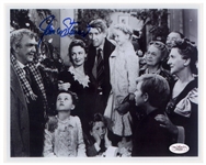 James Stewart Signed 10 x 8 Photo From Its a Wonderful Life -- With JSA COA