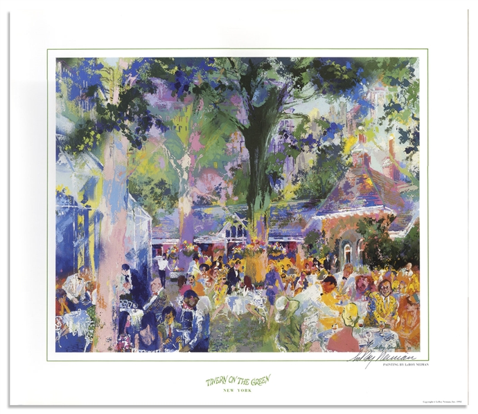 LeRoy Neiman Signed Tavern on the Green Poster