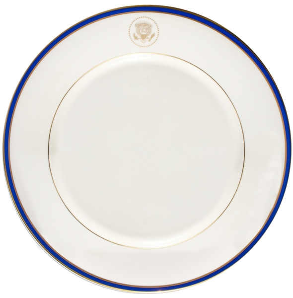 White House Dinner Plate From the Bill Clinton Administration -- For the ''White House Mess''