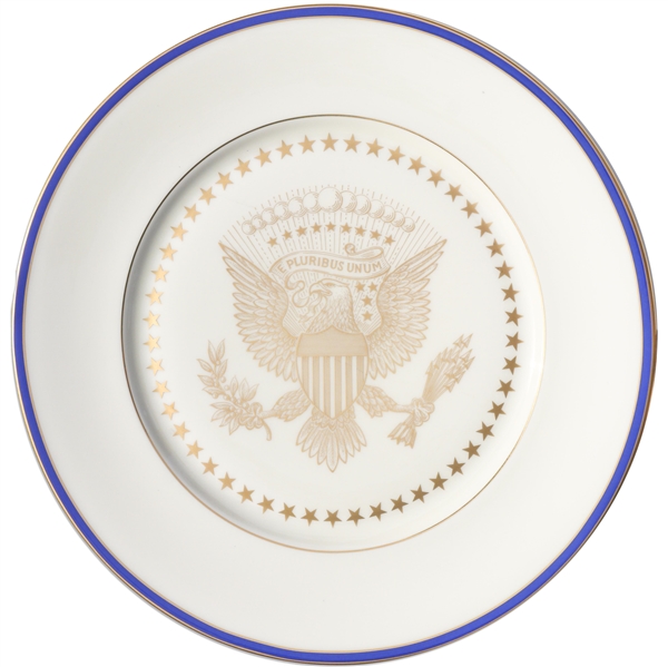White House Service Plate From the George W. Bush Administration -- For the ''White House Staff Mess''