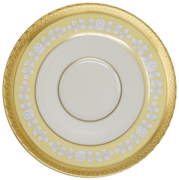 Bill Clinton White House China Tea Saucer to Honor the 200th Anniversary of the White House