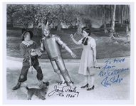 Ray Bolger and Jack Haley Signed 10.25 x 8 Wizard of Oz Photo