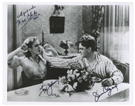 James Cagney and Mae Clarke Signed 10 x 8 Photo From The Public Enemy of the Notorious Grapefruit Scene -- With PSA/DNA COA