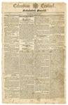 Columbian Centinel Newspaper From 1800 With Coverage of George Washingtons Death