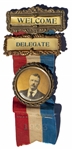 Theodore Roosevelt 1903 Campaign Badge