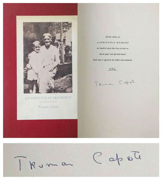 Truman Capote Signed Limited Edition of ''A Christmas Memory''