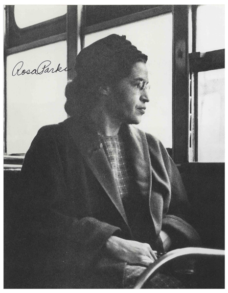 Rosa Parks Signed 8'' x 10'' Photo