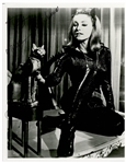 Julie Newmar Signed 8 x 10 Photo as Catwoman