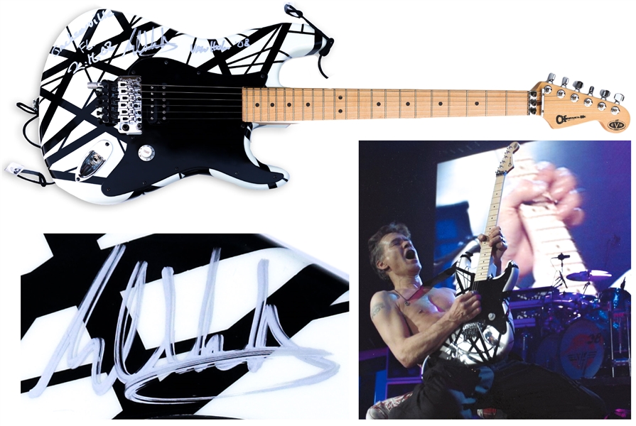 Eddie Van Halen Personally Designed, Stage Played & Signed Guitar