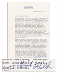 Joseph Heller Letter Signed -- ...speaking fees have gotten quite high...No higher, I believe than Vonneguts or Roths...