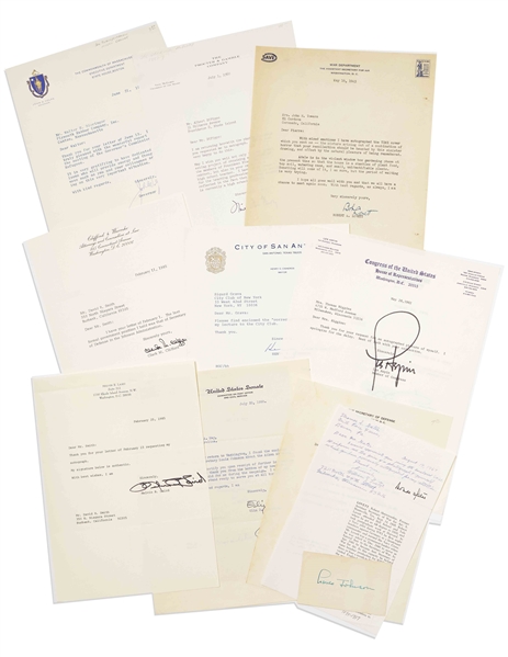 Large Collection of Autographs by U.S. Cabinet Secretaries -- Over 135 Signatures Spanning From 1849-2003