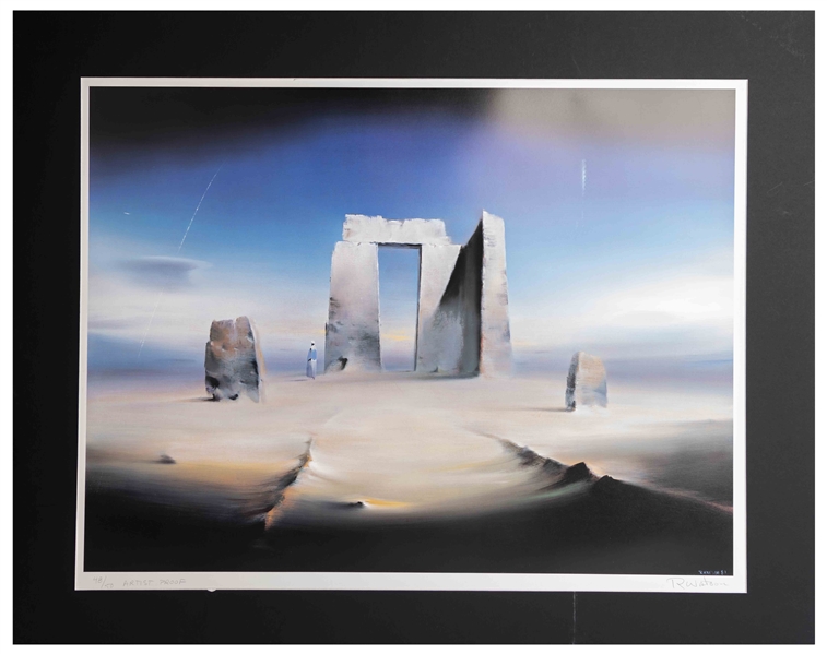 Large Lot of Original Artwork and Lithographs by Robert Watson -- Also Includes Over 1,700 ''The Martian Chronicles'' Lithographs, Many Part of the Limited Edition Signed by Both Watson & Ray Bradbury