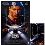 Jean-Claude Van Damme Signed 16 x 24 Photo of the Street Fighter Poster