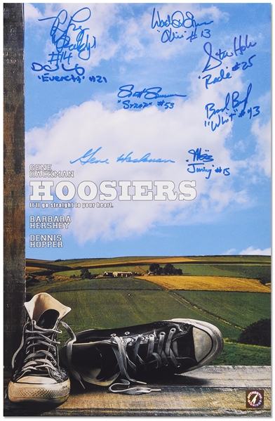''Hoosiers'' Cast-Signed 11'' x 17'' Photo Poster