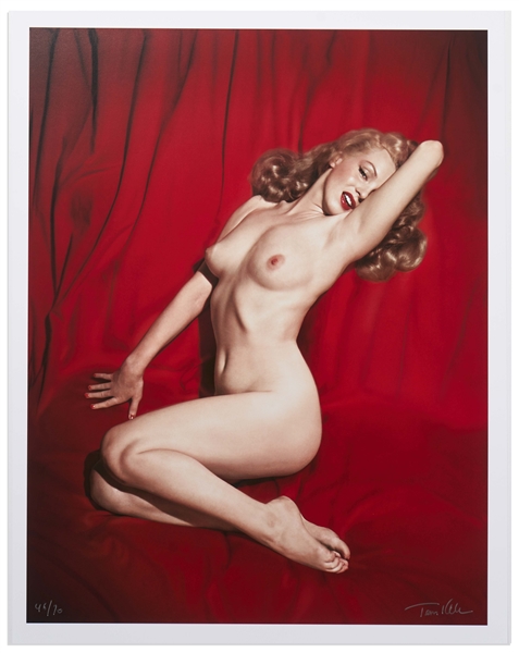 Tom Kelley Limited Edition Giclee Photograph of Marilyn Monroe -- ''Pose #1'' Photo Measures 17'' x 22''