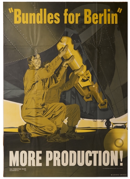 World War II Poster From 1942, ''Bundles for Berlin''