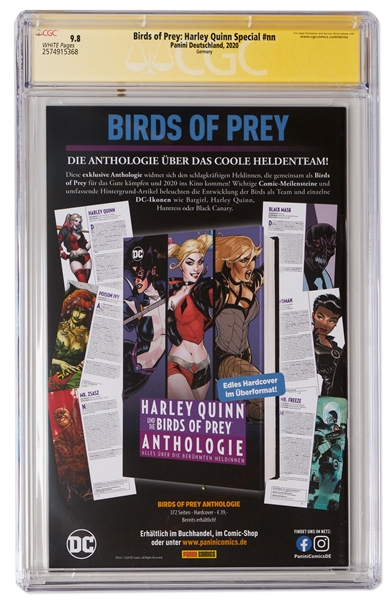 Margot Robbie Signed Copy of ''Birds of Prey: Harley Quinn Special''