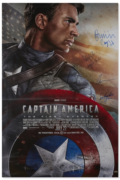 ''Captain America: The First Avenger'' Cast-Signed Poster