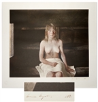 Andrew Wyeth Signed Limited Edition Collotype of The Sauna