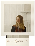 Andrew Wyeth Signed Limited Edition Collotype of Siri