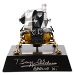 Buzz Aldrin Signed Lunar Module Model -- Aldrin Also Writes Apollo XI