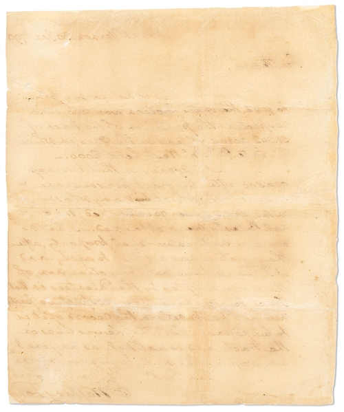 George Washington Autograph Letter Signed -- Regarding Land Promised to Washington & Other Veterans in the Proclamation of 1754