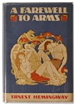 Ernest Hemingway First Edition, First Printing of His Classic A Farewell to Arms, Housed in First Printing Dust Jacket -- Exceptional, Unrestored Condition
