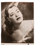 Billie Holiday Signed Photo -- Plus Photos Signed by Milton Berle, George Shearing & Others