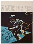 Ed White Signed Program of the First American Space Walk, A Walk in Space