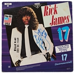 Rick James Signed 17 Album -- With Epperson COA