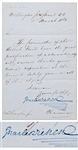 Charles Dickens Letter Signed, Thanking Composer & Violinist Henri Vieuxtemps for His Performance