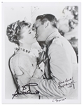 Douglas Fairbanks, Jr. and Joan Fontaine Signed 8 x 10 Photo from Gunga Din