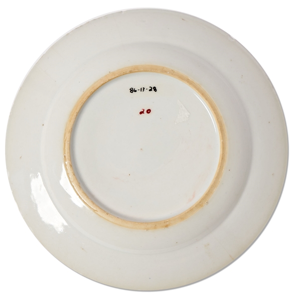 Scarce China Plate From Thomas Jefferson's White House