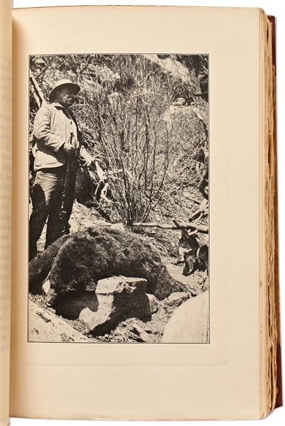 Theodore Roosevelt Signed Limited Edition of ''Outdoor Pastimes of an American Hunter'' -- Signed by Roosevelt as President
